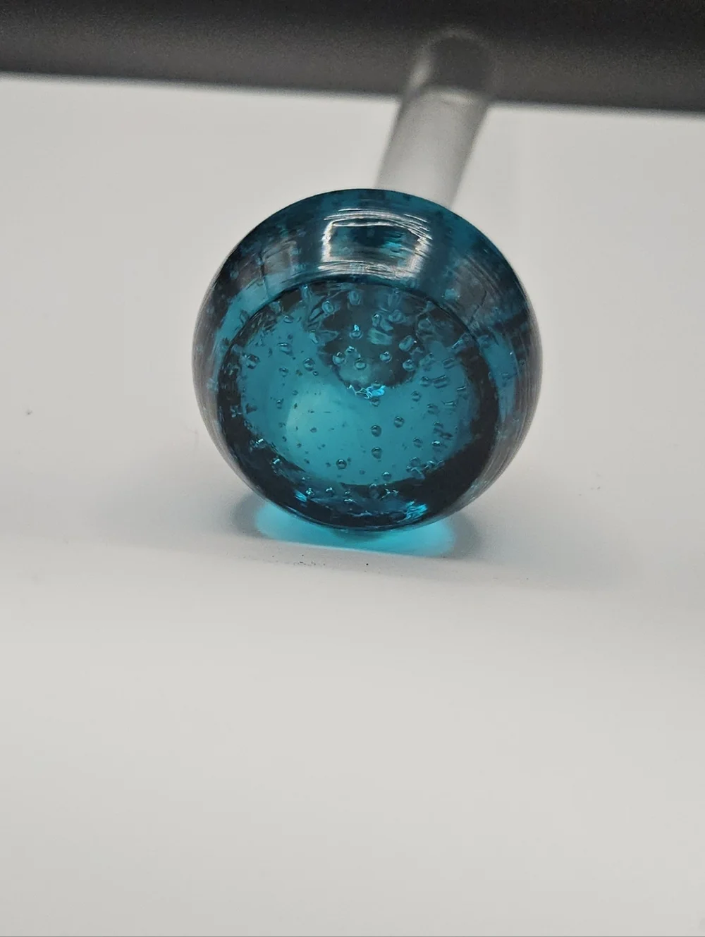Vintage Bullicante (controlled bubble) Art Glass Bud Vase